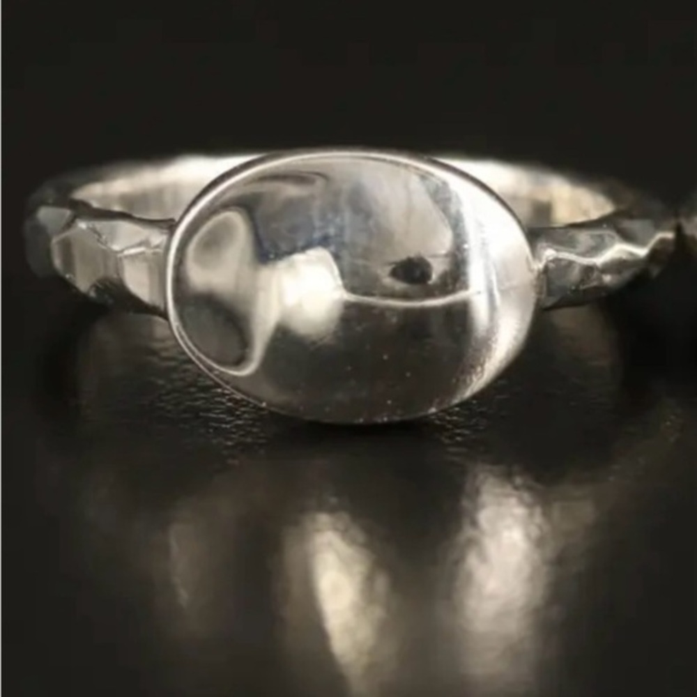 Michael Dawkins sterling silver designer Unisex ring